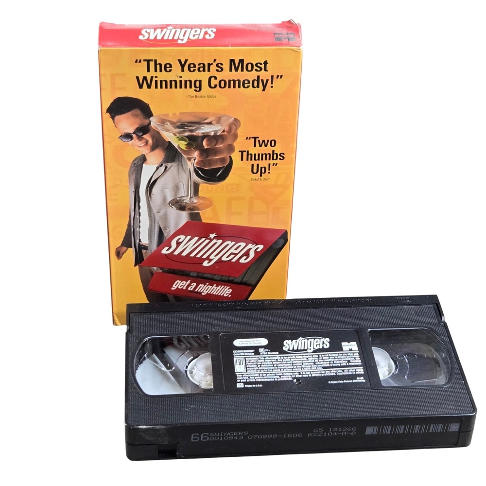 Miramax 10483 Swingers VHS Movie Adult N/A Multicolor Widescreen Comedy Tested